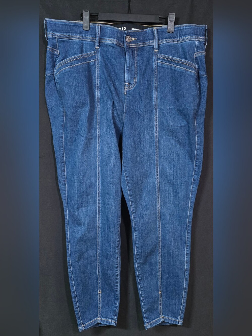Torrid Bombshell Skinny Front Seam Split Ankle Jeans